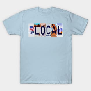 Utah Local, License Plates T-Shirt